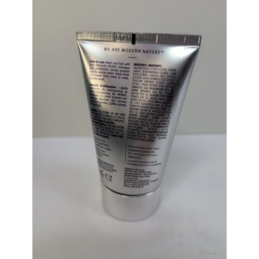 New Monat Blow Out Cream with Rejuveniqe 4 fl oz SEALED